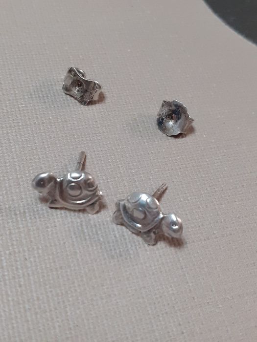 Brincos prata criança