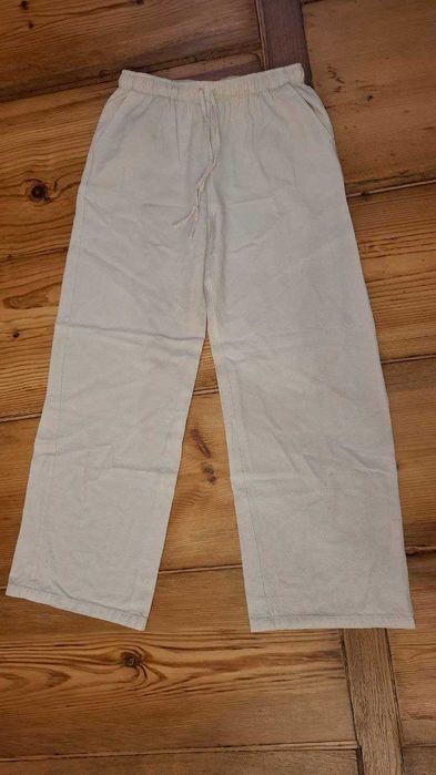 Spodnie biale lekkie damskie