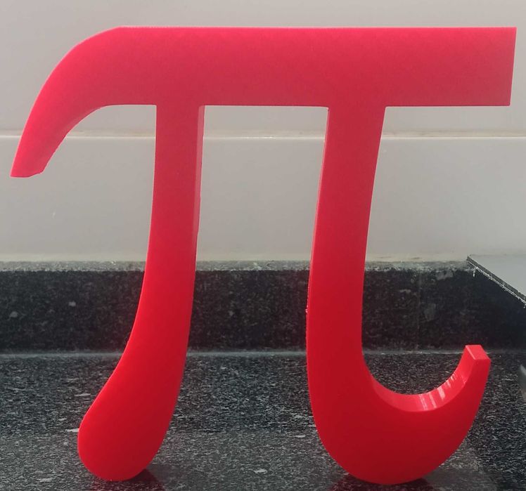 Símbolo Pi (π) Decorativo – Edição Geek & Matemática