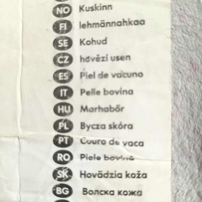 Skóra naturalna bydlęca