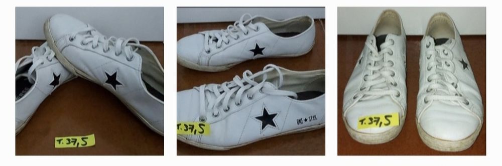 Converse de pele ou em tecido tamanho 36,5, 37 ou 37,5...
