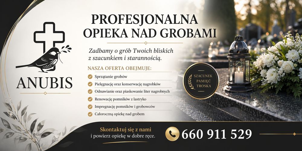 Opieka nad grobami - usługi cmentarne