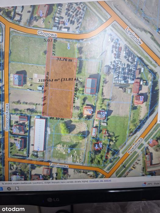 Działka pod inwestycję w mieście, 3100 m²