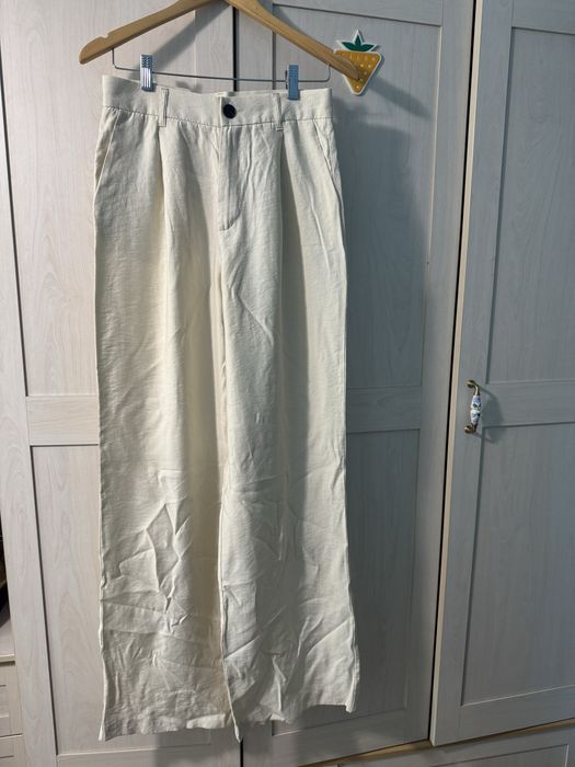 Штани палаццо Zara молочного кольору