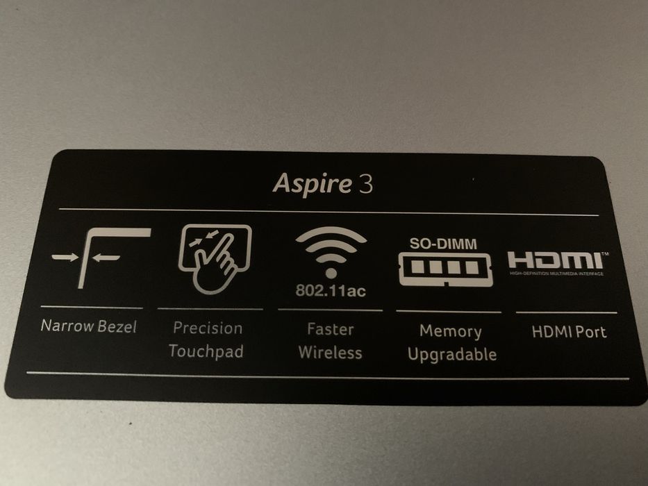 Portátil Acer Aspire 3 Ryzen 5 3500U