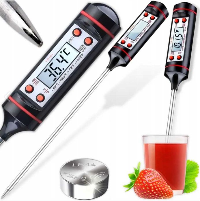 Termometr szpilkowy Lcd kuchenny do mięsa wosku