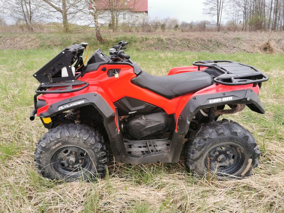 Can am outlander 450, zarejestrowany w super stanie