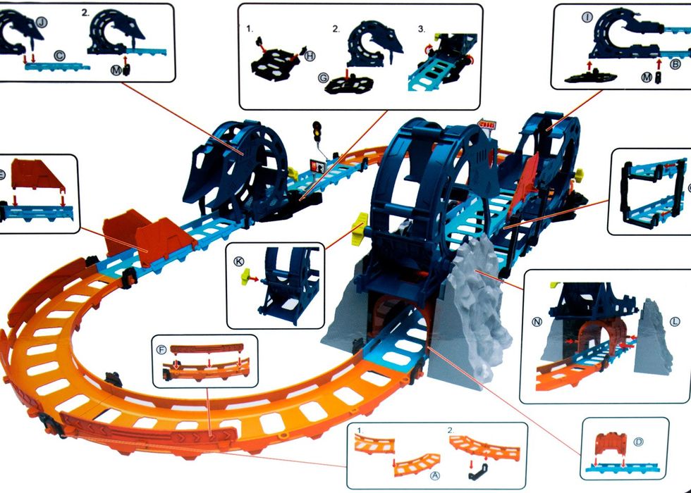 Tor dwustronne autka