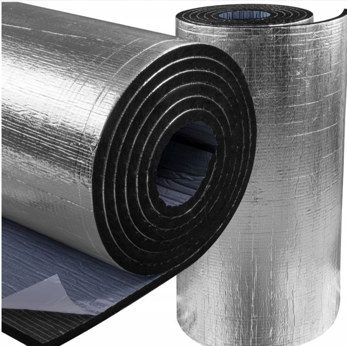 Mata wygłuszająca z klejem i aluminium 19 mm ,kamper