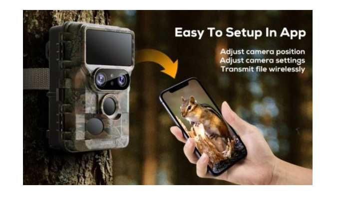 Fotopułapka kamera noktowizyjna iZEEKER iG600 4K 48MP WIFI OBIEKTY X2