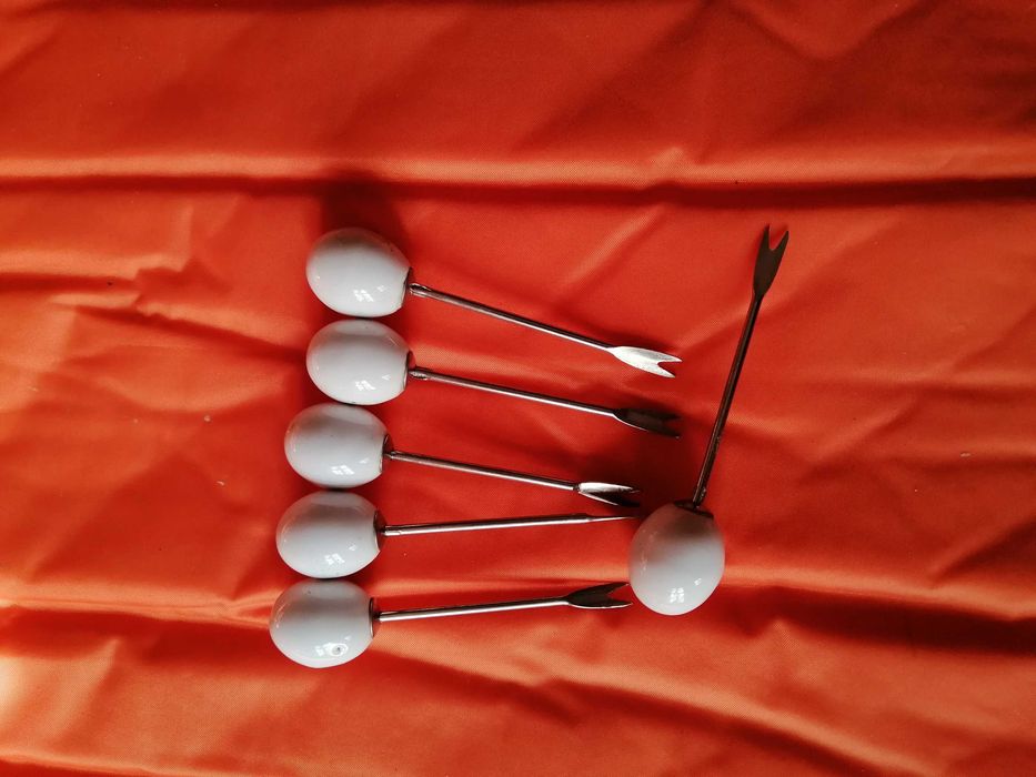 ceramiczne widelce do oliwek