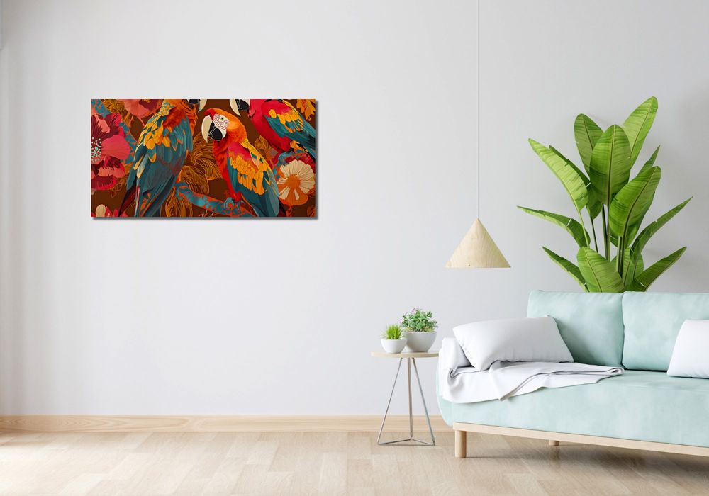 Obraz 100x50cm Kolorowe Ary