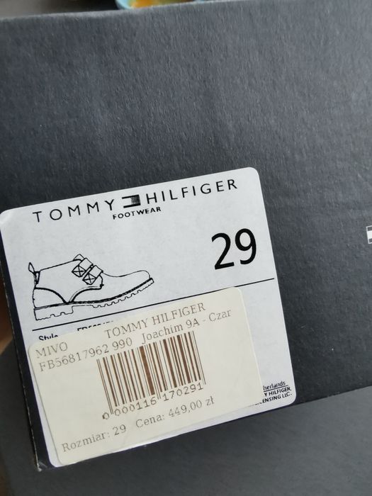 Buty chłopiec Tommy Hilfiger 29 Czarne