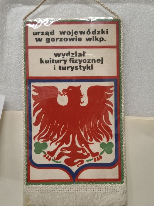 Gorzów Wlkp. Urząd Wojewódzki proporczyk prl