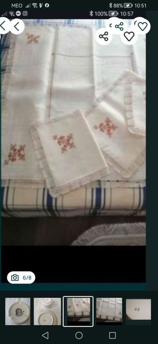 Estrumento para enrolar o cabelo + colher de compota+chávenas VA e Sacavém+panos novos  ponte cruz
Está nova..
Utilizada 2 vezes 
20€