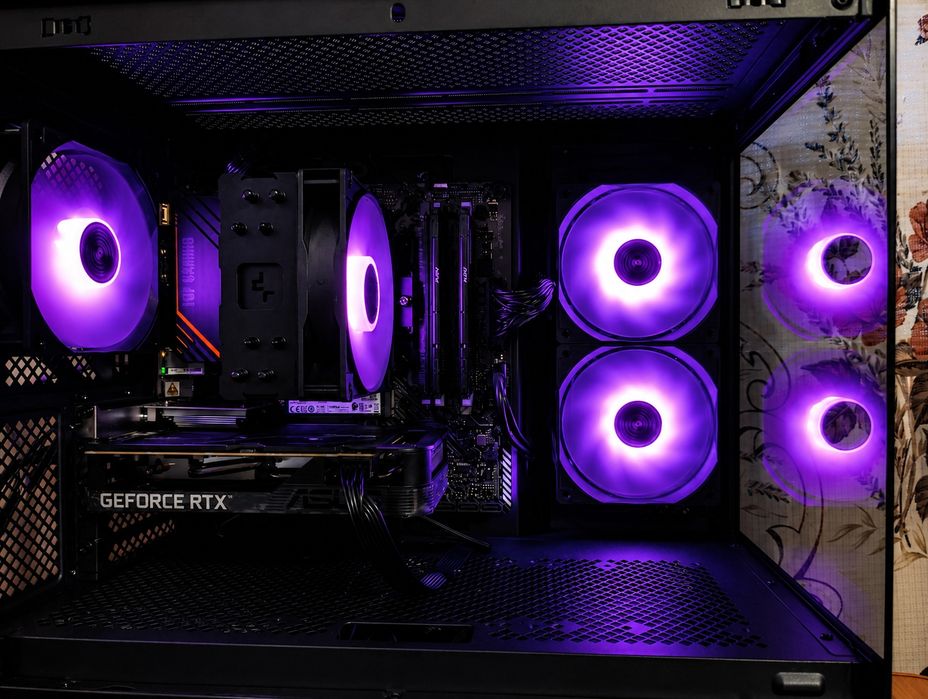 Мощный игровой компьютер Гарантия/RTX 5050/R5 5500/16GB OZU/SSD NVMe 1TB/WiFi BT