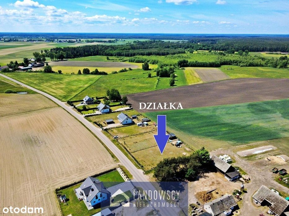 Działka pod dom wśród zieleni | WZ i woda
