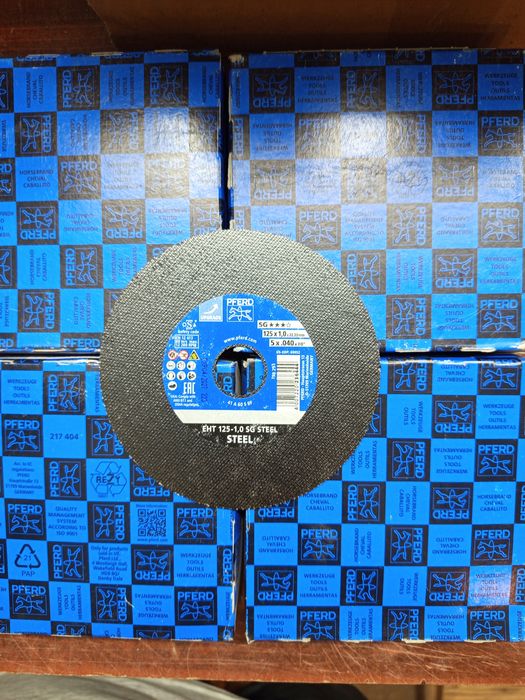 Диск відрізний, круг отрезной  PFERD STEEL 125*1 мм