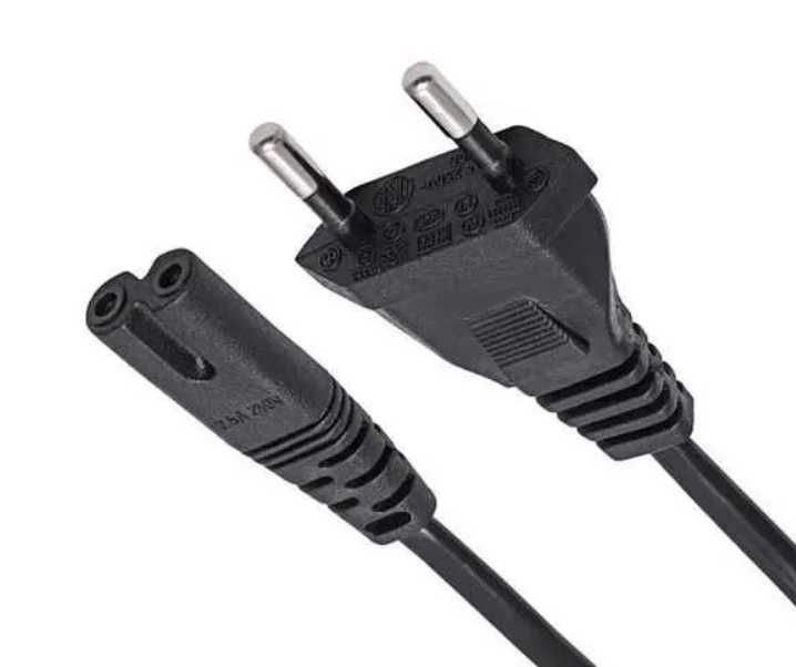 15szt. x kabel zasilajacy ósemka, 1-2m, wtyk prosty