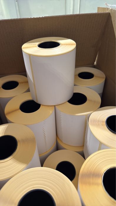 Термоетикетки еко топ 101/101,5 100/100 для ттн зебра касова стрічка