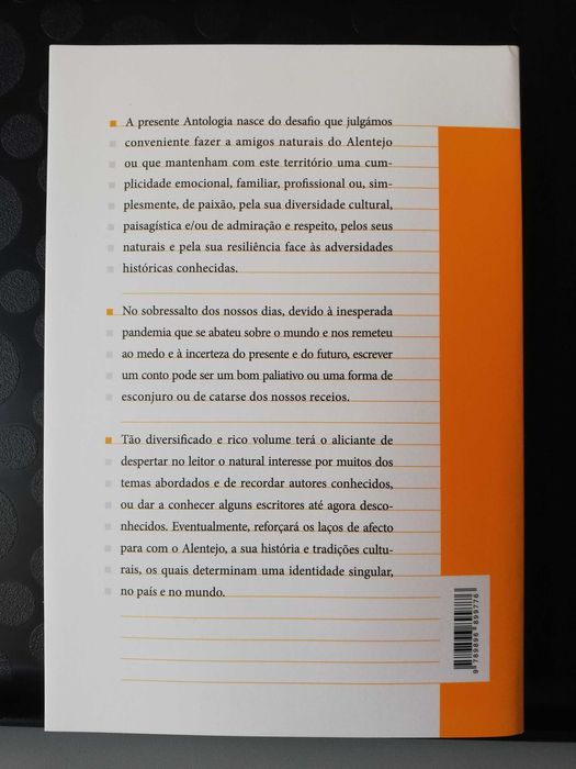 Antologia do Conto Alentejano - edição de Fernando Mão de Ferro