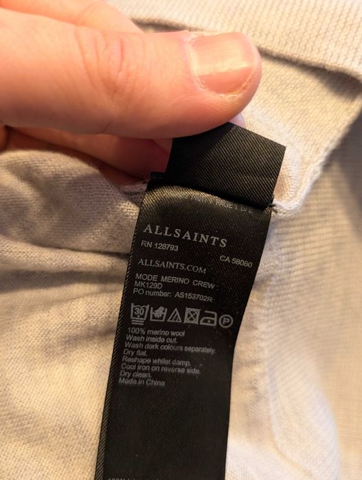 Sweter damski wełniany merino All Saints