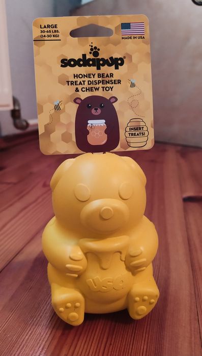 Zabawka dla psa na smakołyki SodaPup Miś rozmiar