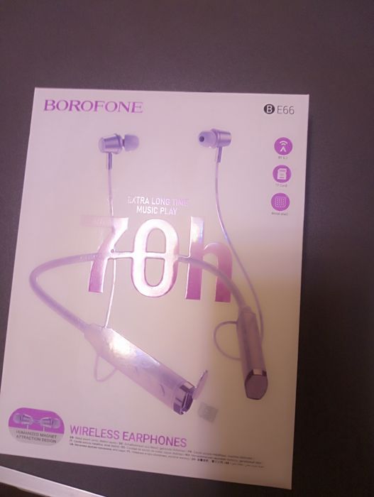 Новые беспроводные наушники BOROFONE   BE66,MOTOR70h.
