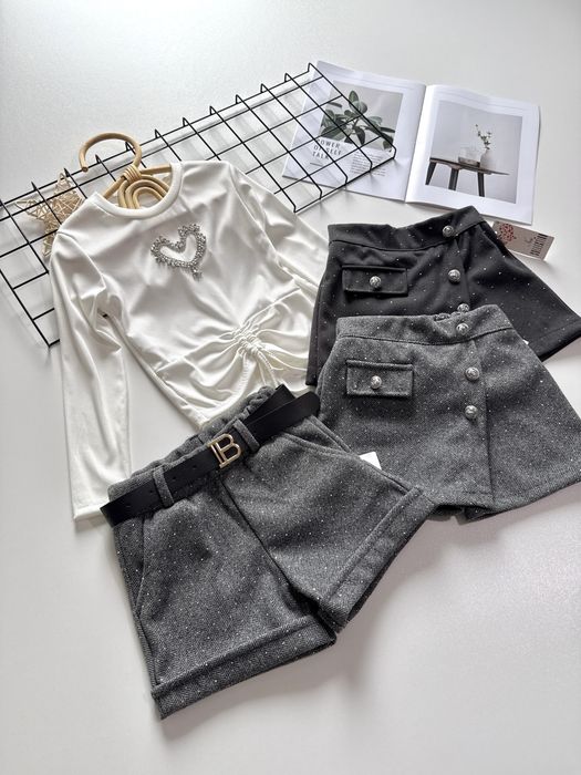 Святкова біла блуза лонгслів реглан джемпер від 4 до 14 років