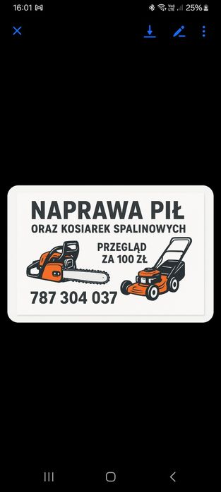 Pily i kosy spalinowe