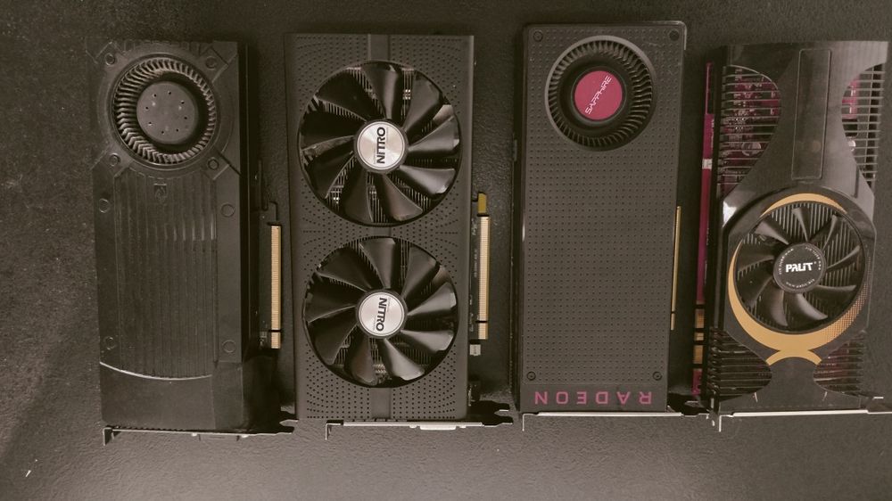 Відеокарта під ремонт(лот з 4 одиниць)