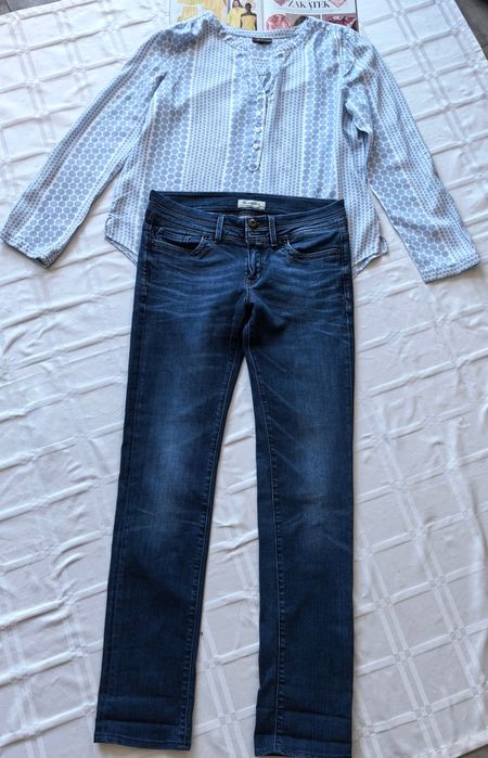Viralowe dżinsy damskie marki Massimo Dutti rozmiar W28 (M)