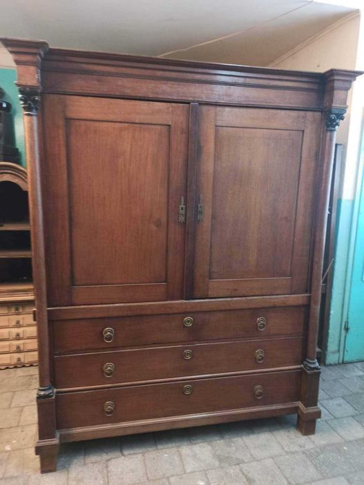 Szafa bieliźniarka drewniana dębowa antyk 100% lite drewno FV DOWÓZ