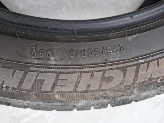 Michelin Primacy 3, 225/50R18, 95V, bieżnik 6 mm, DOT 2022