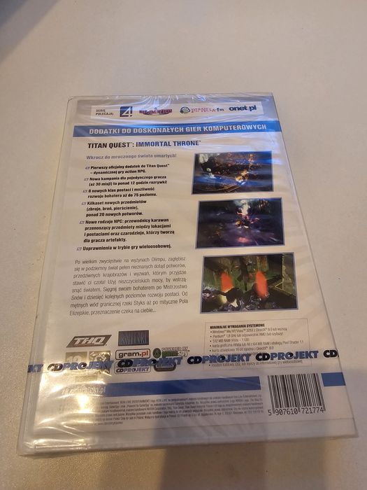 Titan Quest Immortal Throne pc NOWA folia