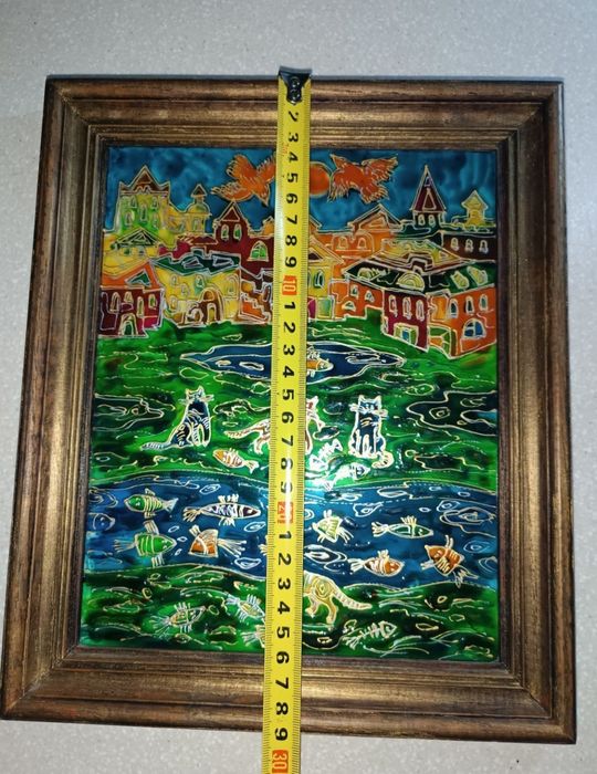 Раритет! Витражная живопись Марьяны Острогляд (Львов), 2000 год.