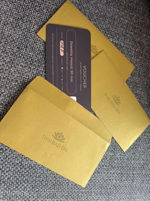 3x Voucher Thai Bali Spa dowolny masaż masaże