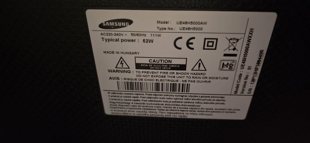 Samsung 48 Cali + Smart BOX