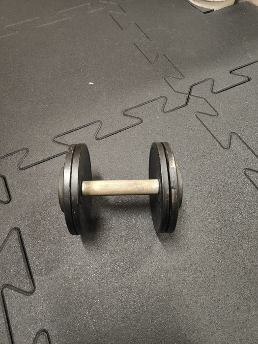 Gryf krótki regulowany z obciążeniem żeliwnym 6kg