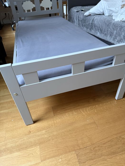 Ikea łóżko Kritter szare stan bardzo dobry