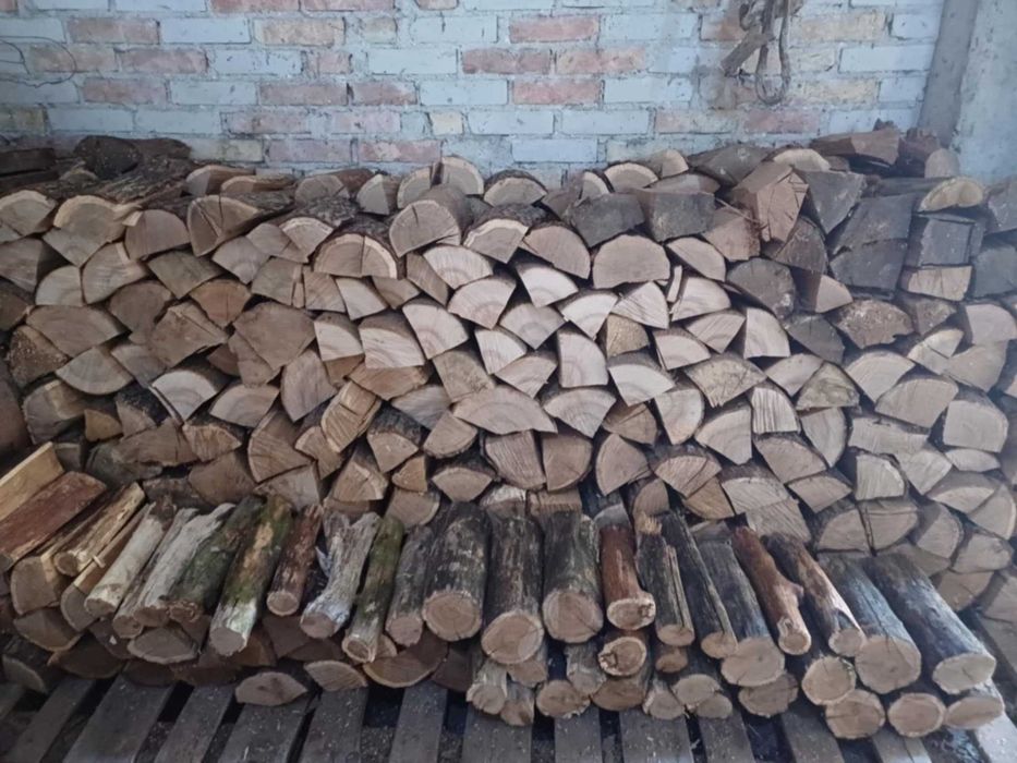 Drewno kominkowe suche dąb i buk