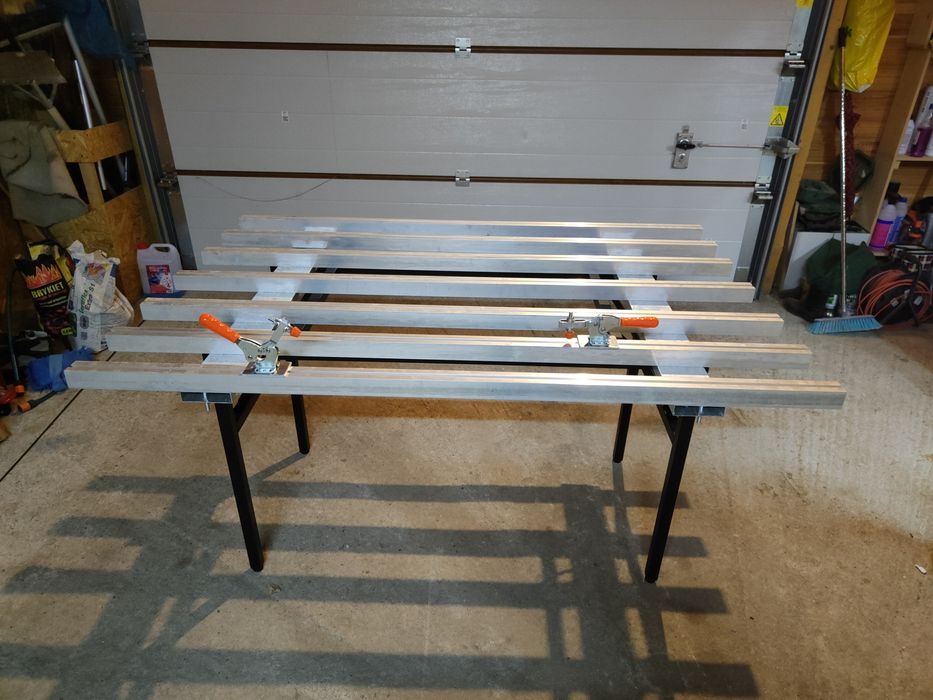 Stół glazurniczy  18kg składany  150x100 / 300x100 dostępny od ręki