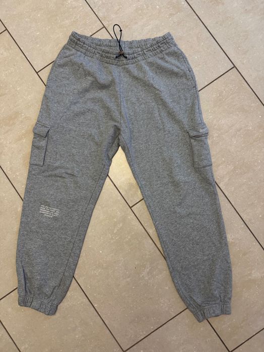 Nike bawełniane szerokie spodnie sportowe dresowe damskie , joggery L
