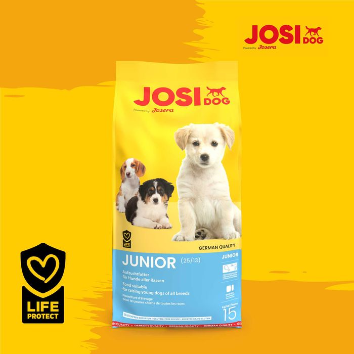 JosiDog Junior 15 кг від Josera. Преміум корм для цуценят з 2 міс.