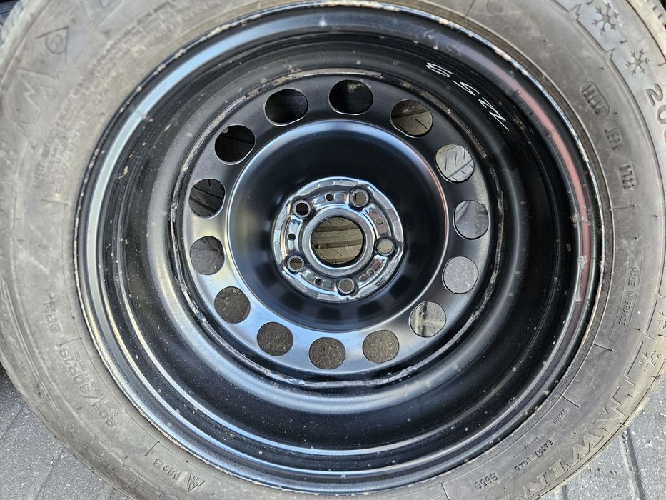 4x Felgi stalowe Volkswagen 16 5x112 ET46 57,1 Caddy Golf Jetta [1259]