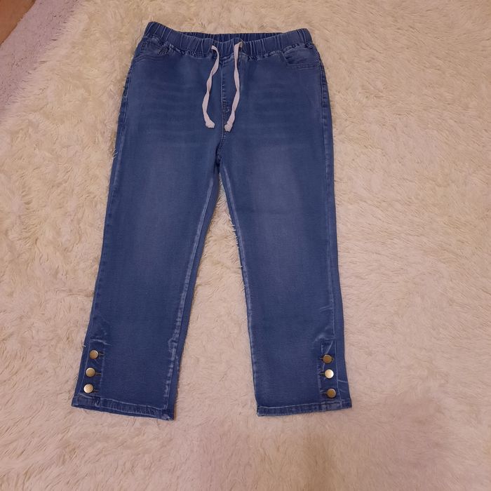 Новые женские джинсовые капри, р. 48-50