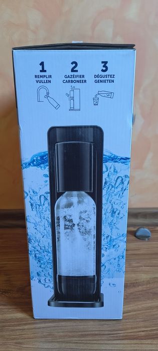 SodaStream Saturator do wody Carrefour  2 Cylindry CO2 + Butelka  fabrycznie nowy
