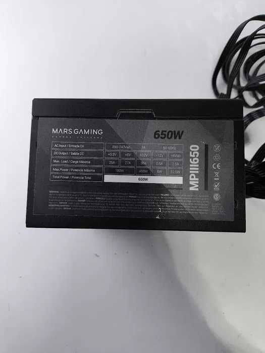 Mars Gaming MPIII650, Zasilacz PC ATX 650W