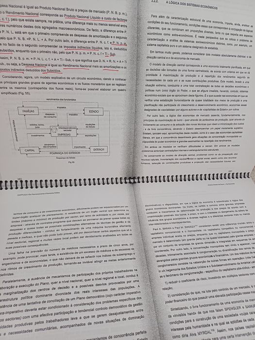 Livro impresso "DA ECONOMIA" de António Rebelo de Sousa