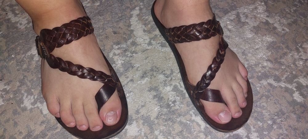 Шкіряні шльопанці  44р(Італія)